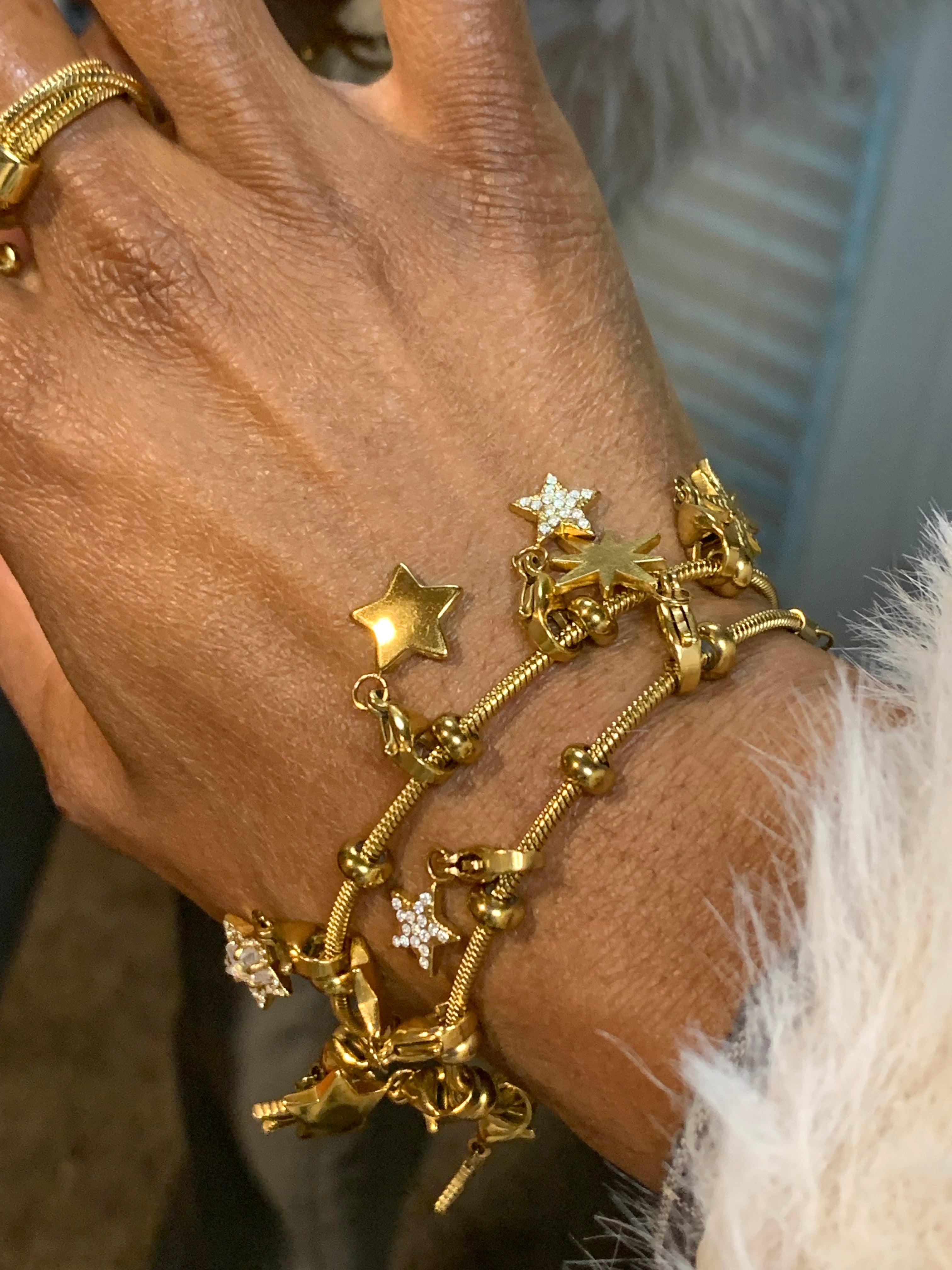 Lucky Star Charm Bracelet