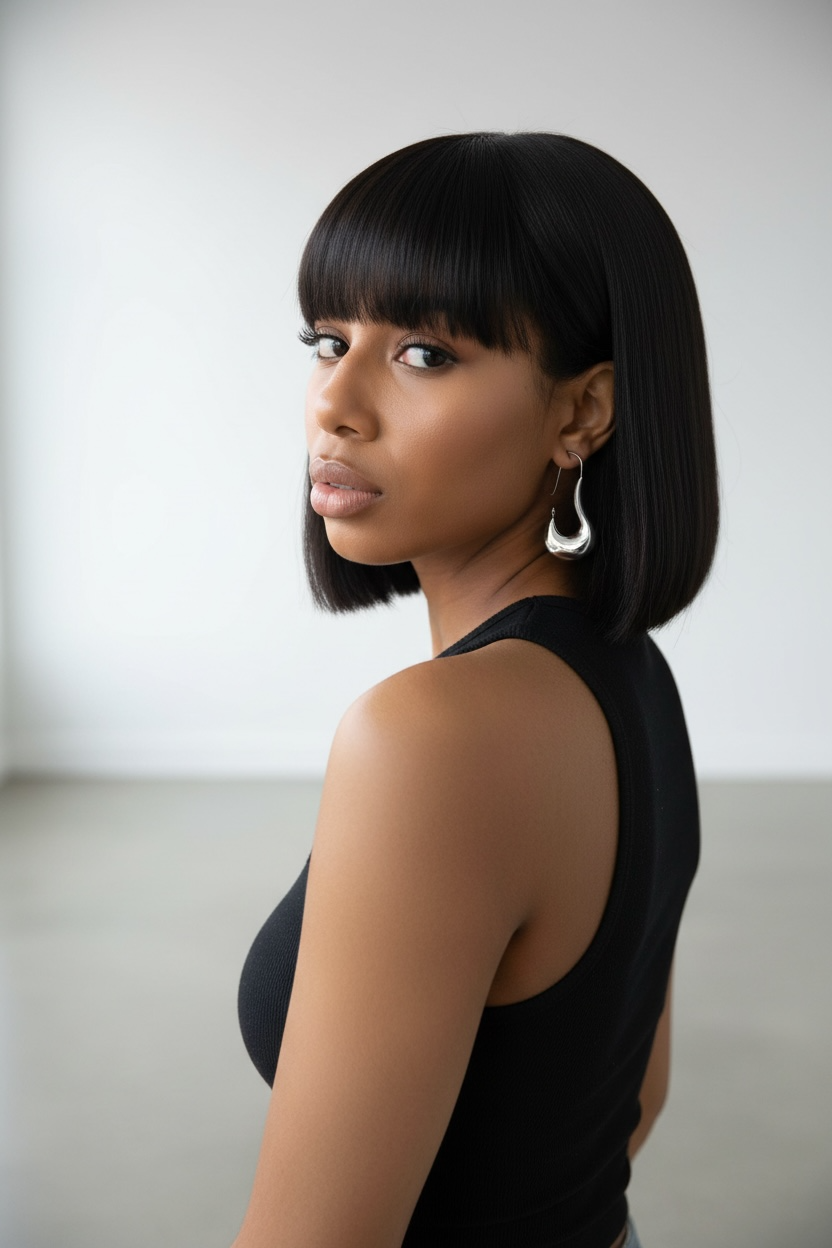 Geometric Sculptural Hoop Earrings