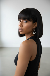 Geometric Sculptural Hoop Earrings