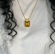 Main Character Evil Eye & Heart Necklace