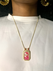 Main Character Evil Eye & Heart Necklace